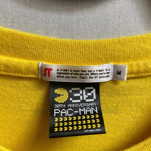 Uniqlo  x Namco/Bandai Pacman 30th Anniversary Dzine T-Shirt Sz M - Picture 5 of 9